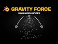 How to Add GRAVITY in Blender Simulation Nodes
