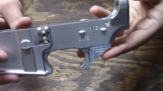 AR15 Raw Forged Lower 80 Lower Receiver - American Made Tactical