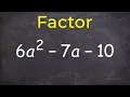 Factoring practice - Learn how to factor