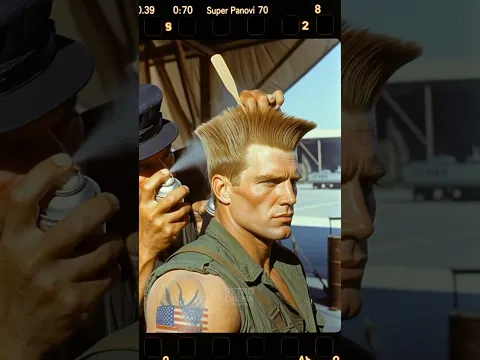 Guile Street Fighter Behind The Camera Reimagined Inspired | 1980s Retro Fantasy Film Set