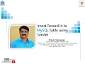 How to Insert Web UI data in MySQL Table using Servlet