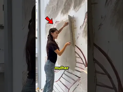 Ela fez uma obra de artes 😱 #curiosidades #shortsvideo