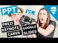 Best Slide Software for Academics Comparing Prezi PPT Canva Keynote Google Slides