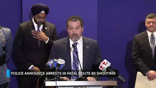 Police announce arrests in fatal shooting on Route 80 in Lodi