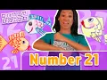 Number 21 Song Music for Math Learning Songs for Kids Kindergarten First Grade Homeschool