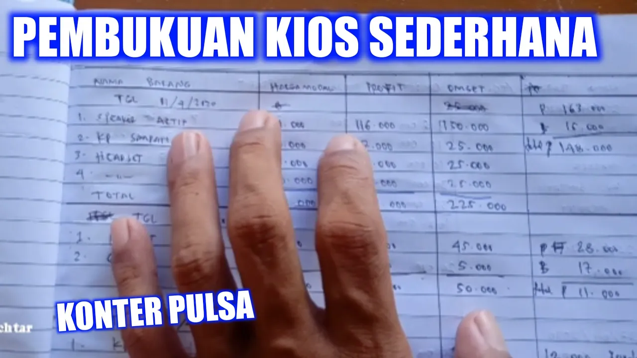 BEGINI CARAKU MEMBUAT PEMBUKUAN TRANSAKSI PULSA