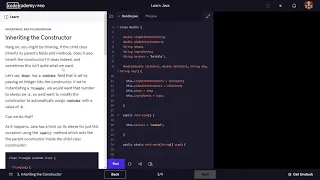 Learn Java - 8 0 Java Inheritance and Polymorphism Codecademy Walkthrough