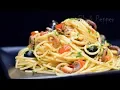 Spaghetti with Octopus and Tomatoes Black Pepper Chef