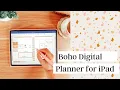 Boho Digital Planner for 2021 Digital Planner for 2021 Professional Aesthetic Digital Planner