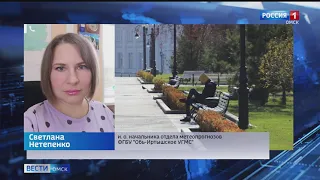 В начале октября в Омск придёт бабье лето