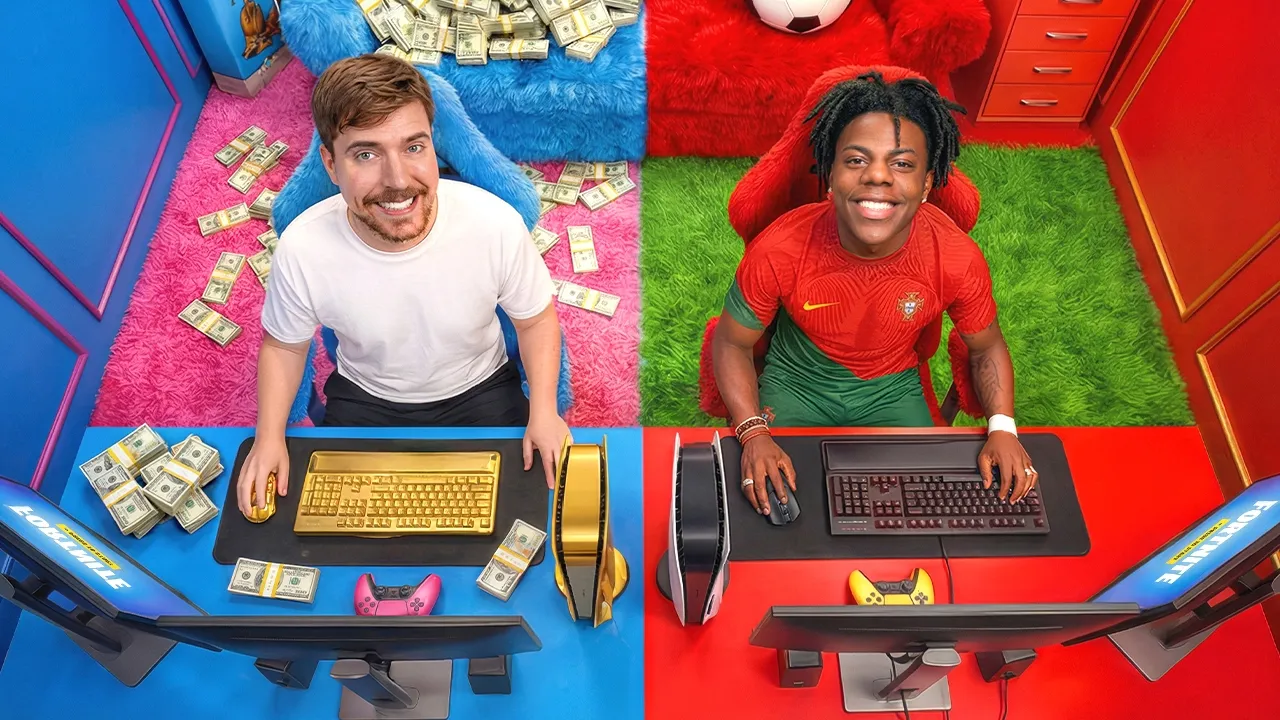 I Built MrBeast and iShowSpeed Dream Gaming Setups!