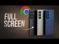 How to Do Full Screen in Chrome Android tutorial