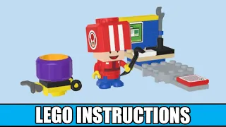LEGO Toad Pit Crew Instructions - Super Mario - 30702 - Mario Kart