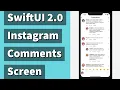 SwiftUI 2 0 Instagram Comments Screen 6