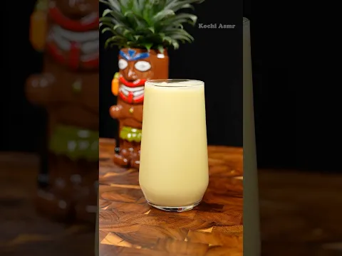𝐓𝐈𝐊𝐈 𝐇𝐀𝐖𝐀𝐈𝐈𝐀𝐍  𝐒𝐇𝐀𝐊𝐄 | pineapple & coconut milk drink #shorts