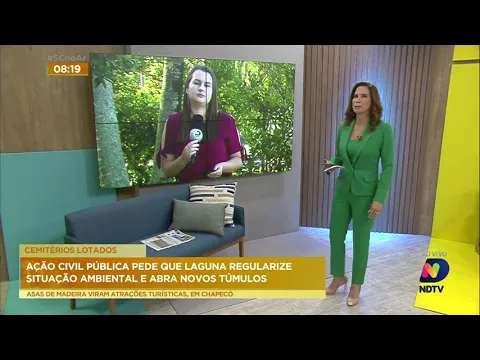 MPSC pede, na Justiça, a regularização dos cemitérios de Laguna