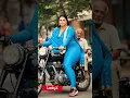 Lagu Strong \u0026 Stunning Dubai Princess on a Motorcycle in India! #dubaiprincess #princess