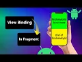 ViewBinding in fragment - Forget about findViewById Android Studio Kotlin 2022