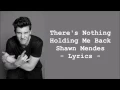 Download Lagu Shawn Mendes - There's Nothing Holding' Me Back LYRICS
