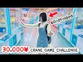 30 000 YEN CRANE GAME CHALLENGE in Japan