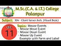 304 L11 VB MouseUp Event MouseDown Event and Mouse Move Event Example By NSP