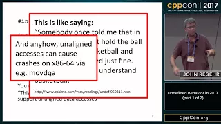 CppCon 2017 John Regehr Undefined Behavior in 2017 part 1 of 2