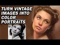 Lagu How to Paint Color Portraits from Old Photos - Gene Tierney