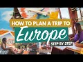 HOW TO PLAN A TRIP TO EUROPE STEP BY STEP FOR FIRST TIMERS Flights Accommodation More
