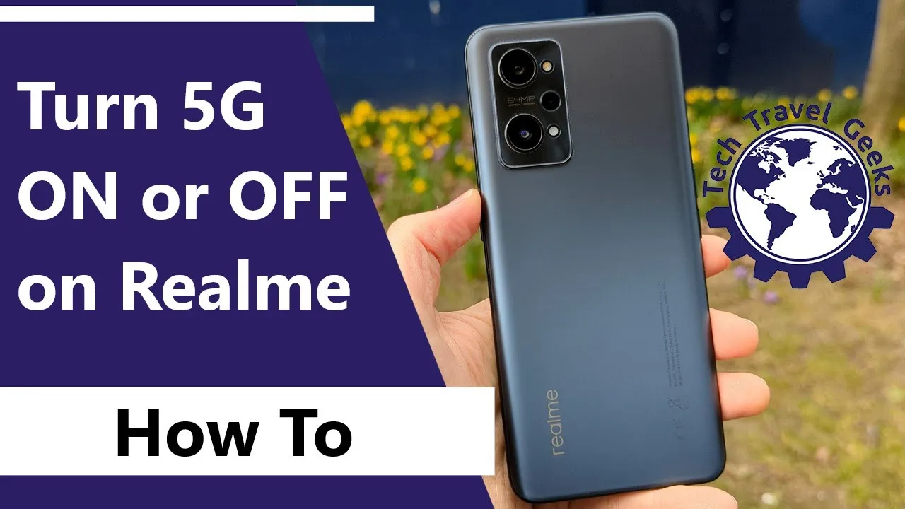 How to turn 5G ON or OFF on Realme Smartphones (Realme GT Neo2 5G)