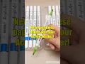 Never use these papers with your Acrylic Marker