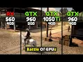 GTX 960 4GB vs GTX 1050 Ti vs GTX 960 2GB vs RX 560 4GB Test In 9 Games at 1080p