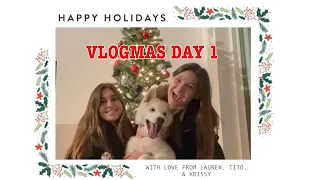 putting up our christmas tree - VLOGMAS DAY 1