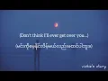 Stephen Dawes, Dylan Conrique - Never Get Over You (Lyrics video with MM subtitles)
