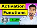 Activation functions in neural networks