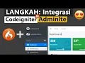 LANGKAH-LANGKAH MUDAH Integrasi antara Codeigniter 4 dengan Adminlite 3 Codeigniter 4 Adminlte