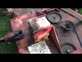 BMB 72 inch Estate finish mower new belt install
