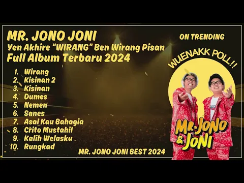 Download MP3 MR JONO \u0026 JONI WIRANG FULL ALBUM TERBARU 2024 WUENAK POLL