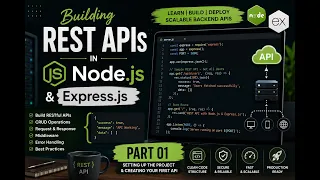 Building REST APIs with Node js Express js Project Setup First API Part 01 2026