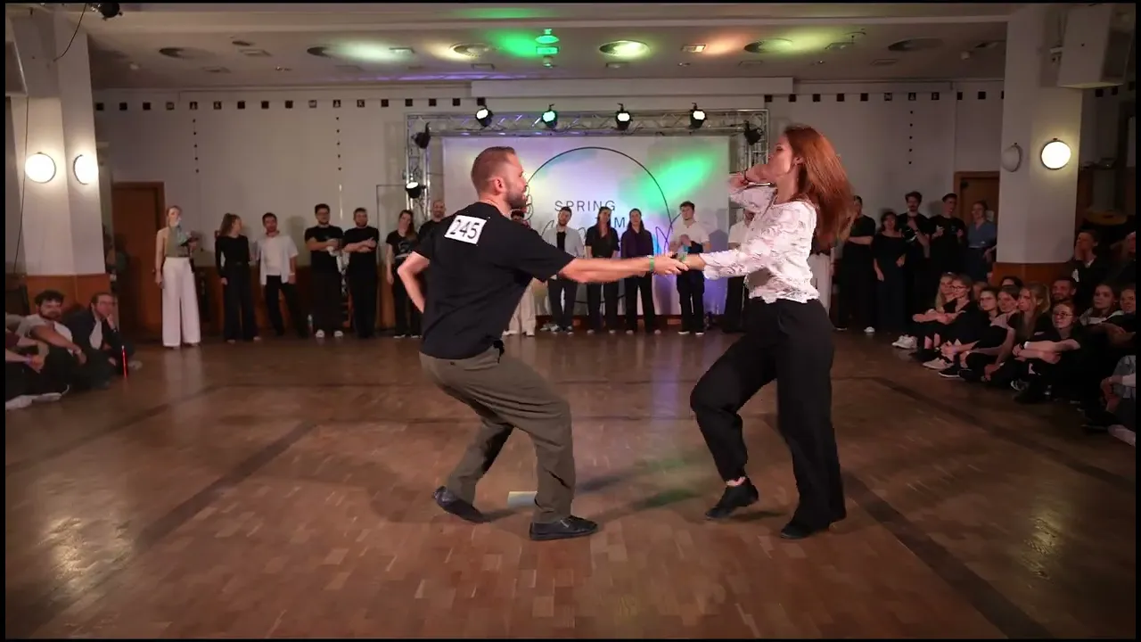 David Bonnet & Emmanuelle Bertrand - 3rd place Advanced Jack&Jill - Spring Time Swing 2026
