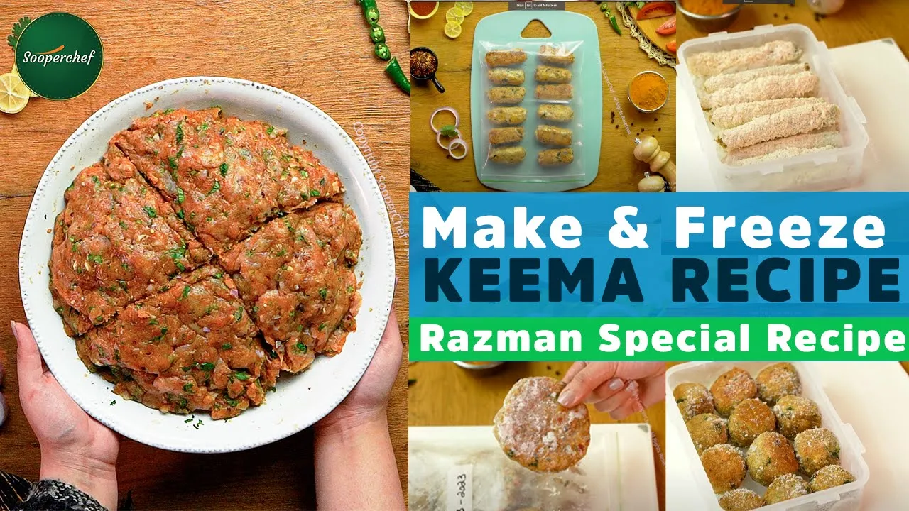Make and Freeze Chicken Keema Recipe (Ramzan Preparation)