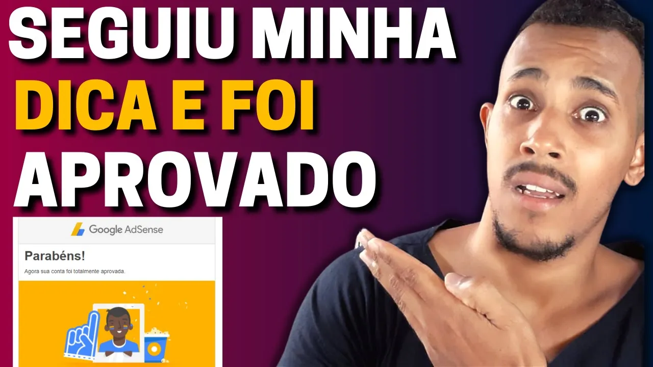 ????PARABÉNS! SEU SITE FOI APROVADO NO ADSENSE | MELHOR PLATAFORMA PARA TRÁFEGO PAGO - Dicas Do Daniel
