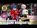 Boston Bruins vs Montreal Canadiens Full Game Highlights ESPN NHL