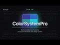 ColorSystemPro Streamline color design with DevTools