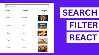 Search Filter in React JS Filter in React JS