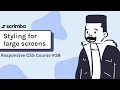 38 Styling recent articles for large screens - Responsive CSS Tutorial