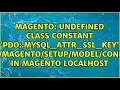 Undefined class constant PDO MYSQL - ATTR