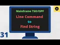 Line Command - Find String