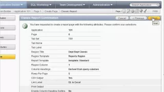 Oracle Application Express 4 - Reports