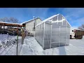 Mid-Winter Harbor Freight 10x12 Greenhouse Review