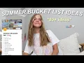 ultimate summer bucket list ideas 2024 80 ideas Mia Elizabeth